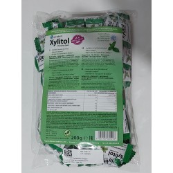 Chicle Xylitol Miradent bolsa 100x2 uds Sabor Hierbabuena