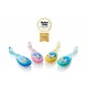 PACK DE 4 FLOSSBRUSH CEPILLO INFANTIL 0-3 AÑOS COLOR AZUL