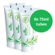 Pack 6 uds Pasta dental BioMin C sin Flúor bote 75 ml