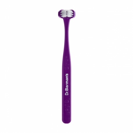 CEPILLO DENTAL DR. BARMAN´S CABEZAL TRIPLE KIDS 0-6 AÑOS MORADO