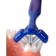 CEPILLO DENTAL DR. BARMAN´S CABEZAL TRIPLE 6-11 AÑOS MORADO