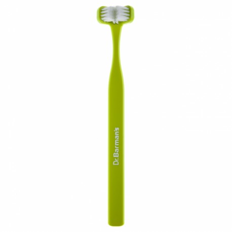 CEPILLO DENTAL DR. BARMAN´S CABEZAL TRIPLE SUPERBRUSH 3 +12 AÑOS AMARILLO