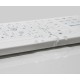 PUREKEYS TECLADO INALÁMBRICO SILICONA MÉDICA - BLANCO