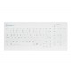 PUREKEYS TECLADO INALÁMBRICO SILICONA MÉDICA - BLANCO