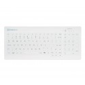 PUREKEYS TECLADO INALÁMBRICO SILICONA MÉDICA - BLANCO