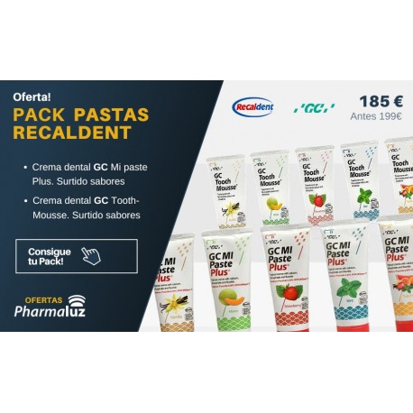 PACK PASTAS RECALDENT DE GC