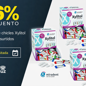PACK OFERTA 3 CAJAS CHICLES XYLITOL 200X2 SABORES SURTIDOS