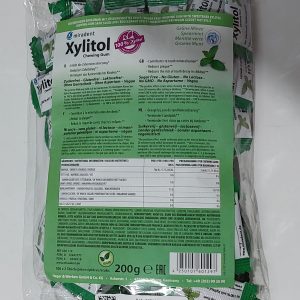 Chicle Xylitol Miradent bolsa 100x2 uds Sabor Hierbabuena