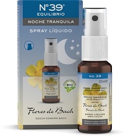 Spray Liquido No.39 Flores de Bach "Noche Tranquila" BIO 20 ml
