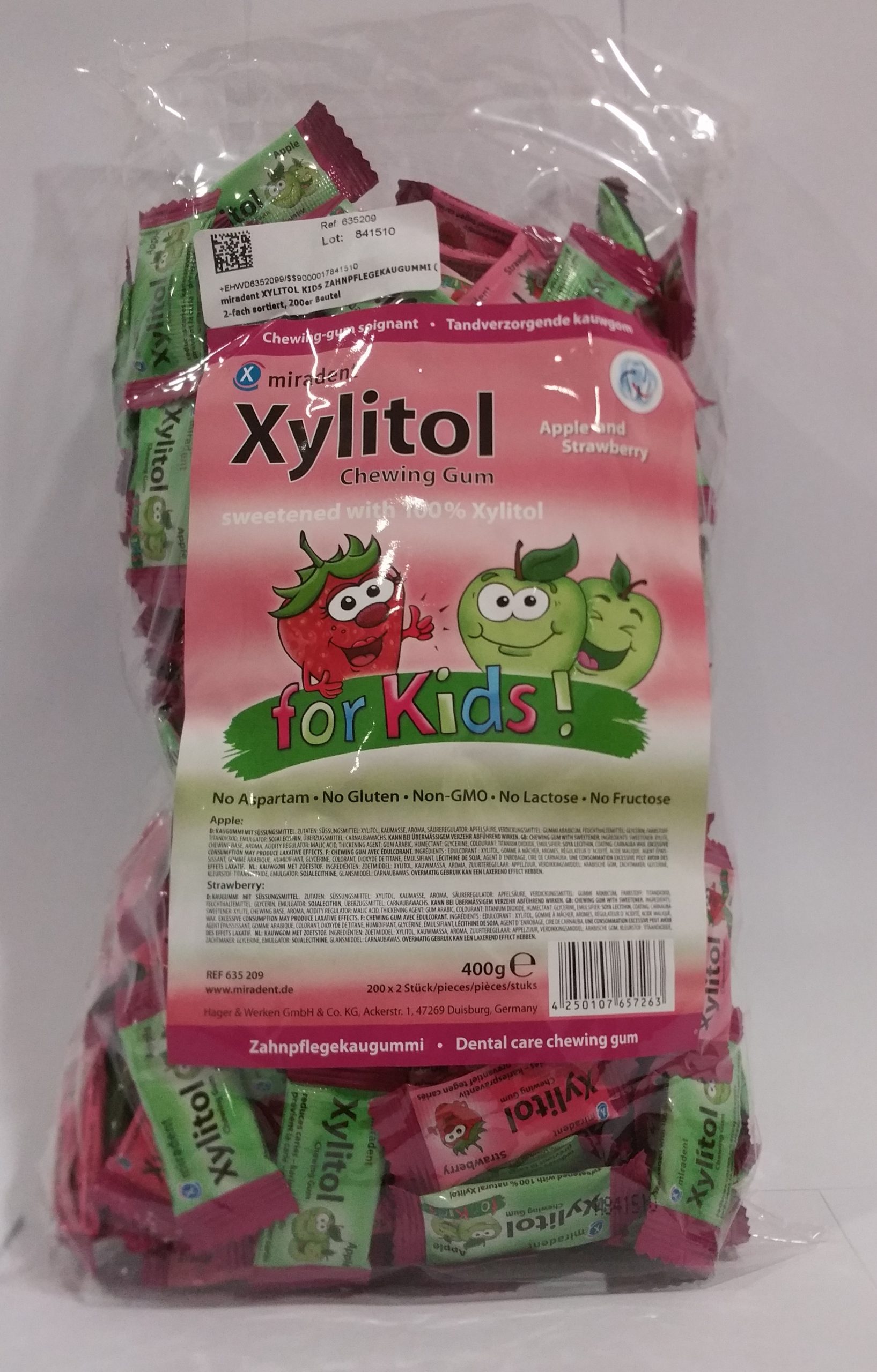 Caja surtida Chicle Xylitol sabores surtidos (200x2 uds)