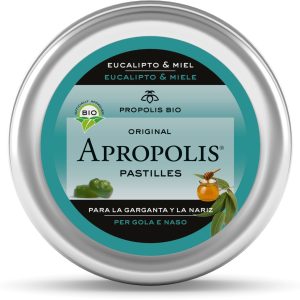 Pastillas Apropolis BIO (con Stevia) sabor Miel y Eucalipto