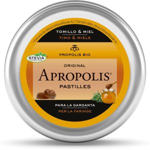 Pastillas propoleo Bio sabor Miel y Tomillo lata 40g