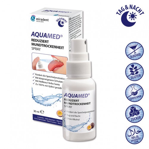 AQUAMED SPRAY ORAL BOCA SECA CON XILITOL 30 ML