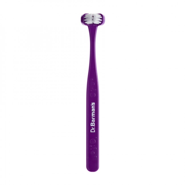 CEPILLO DENTAL DR. BARMAN´S CABEZAL TRIPLE KIDS 0-6 AÑOS MORADO