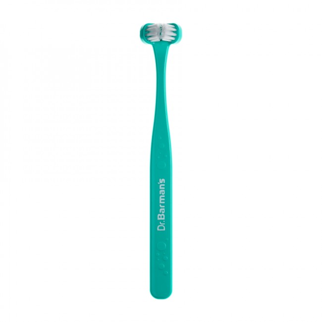 CEPILLO DENTAL DR. BARMAN´S CABEZAL TRIPLE KIDS 0-6 AÑOS VERDE