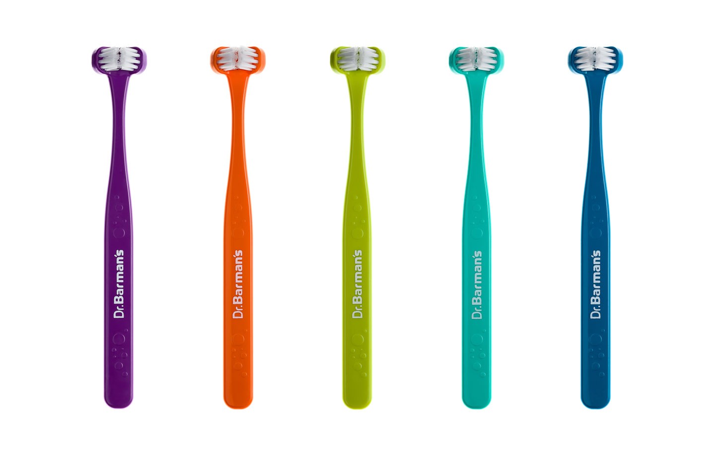 CEPILLO DENTAL DR. BARMAN´S CABEZAL TRIPLE KIDS 0-6 AÑOS VERDE