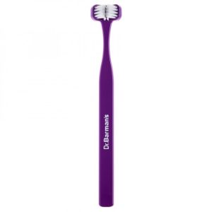 CEPILLO DENTAL DR. BARMAN´S CABEZAL TRIPLE 6-11 AÑOS MORADO