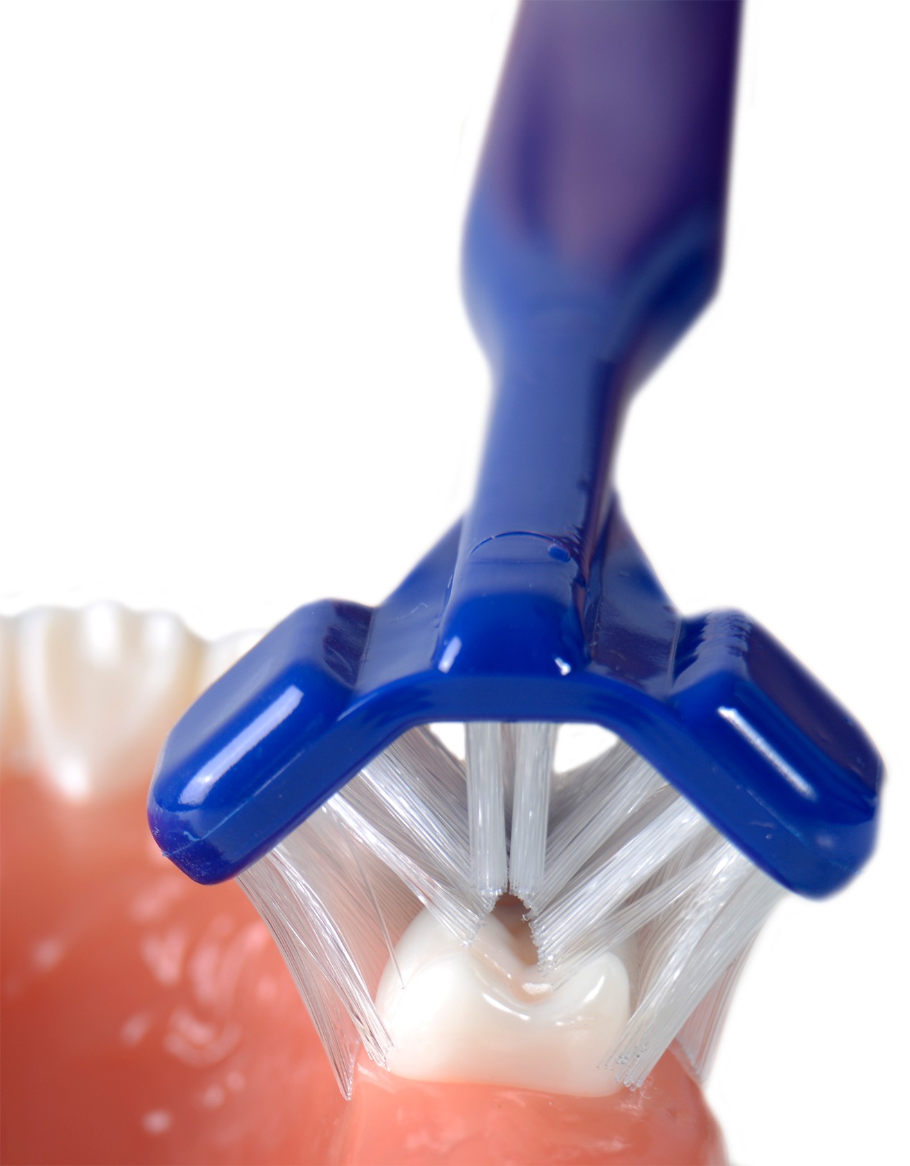 CEPILLO DENTAL DR. BARMAN´S CABEZAL TRIPLE 6-11 AÑOS NARANJA