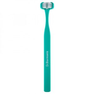 CEPILLO DENTAL DR. BARMAN´S CABEZAL TRIPLE 6-11 AÑOS VERDE