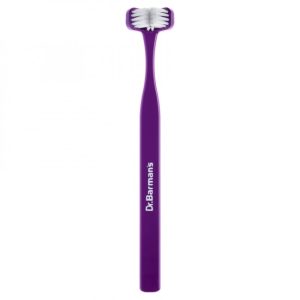CEPILLO DENTAL DR. BARMAN´S CABEZAL TRIPLE SUPERBRUSH 3  +12 AÑOS MORADO