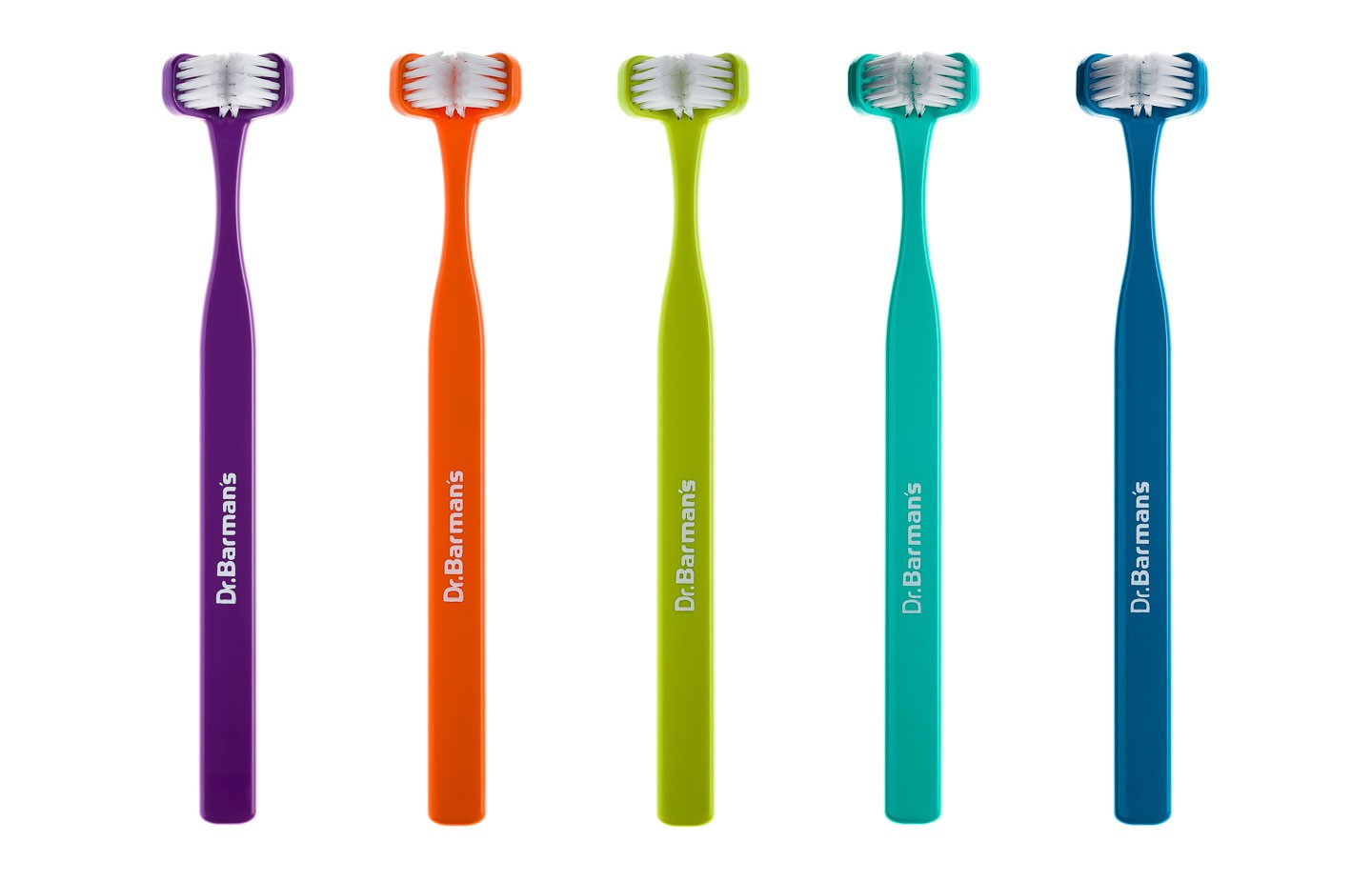 CEPILLO DENTAL DR. BARMAN´S CABEZAL TRIPLE SUPERBRUSH 3 +12 AÑOS AZUL