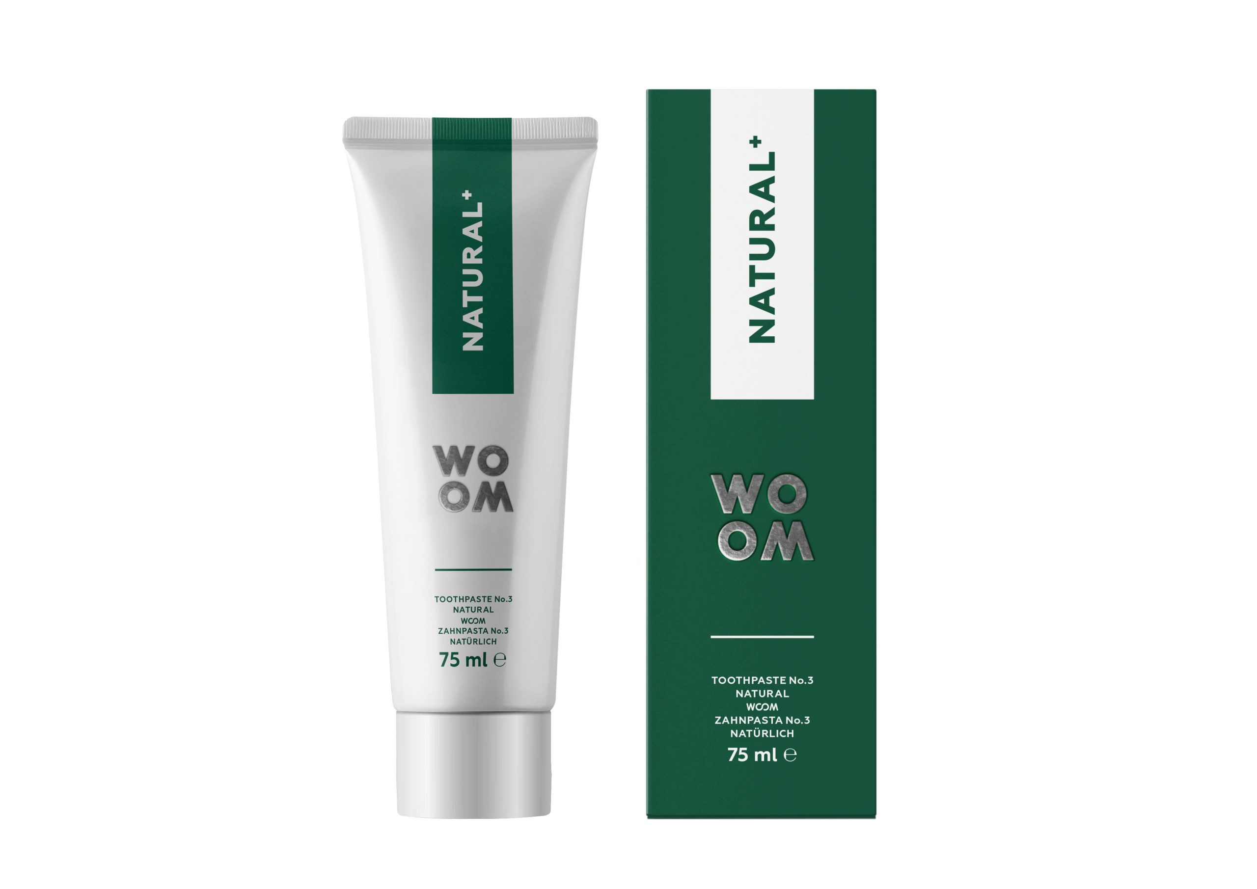 WOOM NATURAL+ PASTA DENTAL 75 ML