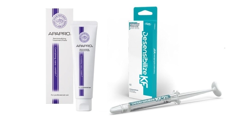 PACK APAPRO PASTA DENTAL mHAP + DESENSIBILIZANTE KF 2%