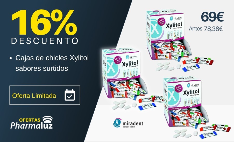 PACK CHICLES XYLITOL MIRADENT