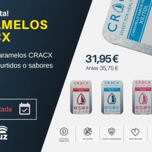 CRACX CARAMELOS XILITOL SABOR CEREZA