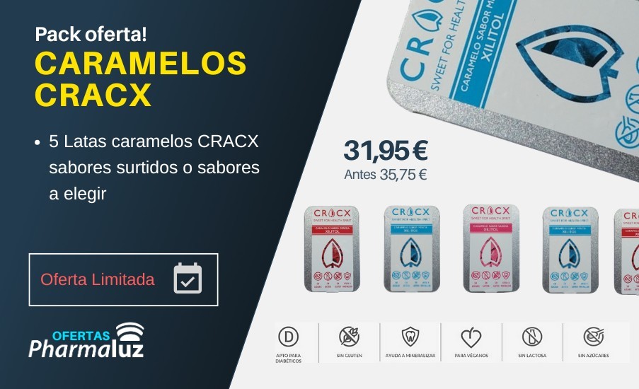 CRACX CARAMELOS XILITOL SABOR CEREZA